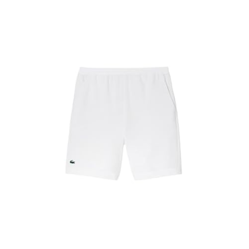Lacoste Men's Regular Fit Ultra Dry Tennis Shorts - Medium White