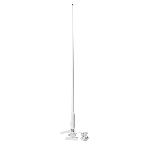 VHF Marine Antenna 3dBi NOAA Weather 156-163MHz with 22.9ft Cable & Ratchet Mount