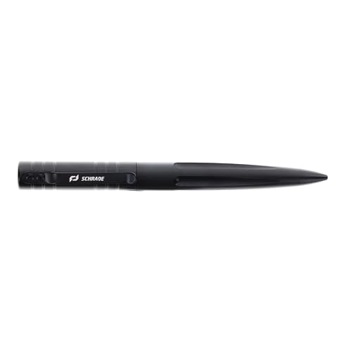 Schrade Delta Class Reckon Pen with Refillable Cap, Outdoor Survival & Self Defense - Standard