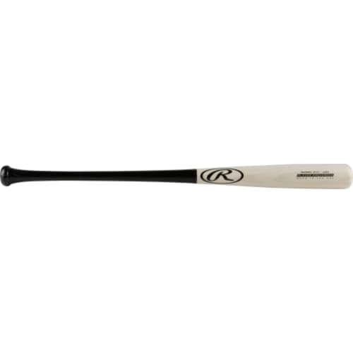 Adult Wood Baseball Bat - Ash, 271 Profile, White/Black, 33 Inch