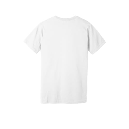 Unisex Jersey Short Sleeve T-Shirt Small White BC3001