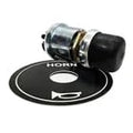 Scaauto Floor-Mounted Horn Switch Step Foot Button Horn Plate 12V Button Golf cart for Club Car, EZGO, Yamaha, Black
