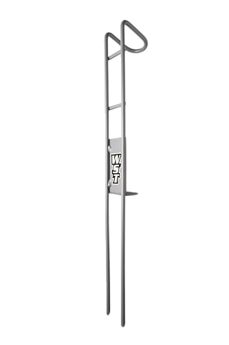 Raw Unpainted Powerlock Bank Fishing Rod Holder - Heavy-Duty, Adjustable, Night Visibility