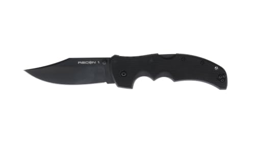 Cold Steel Recon 1 Folding Knife Clip Point Plain Edge 4-Inch S35VN Blade