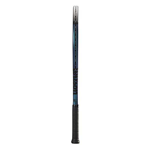 Wilson Ultra 100UL v4.0 Performance Tennis Racket - Grip Size 3-4 3/8", Strung with Sensation 16 Natural at Mid Range Tension