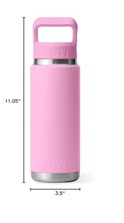 Yeti Rambler 26 Oz Straw Bottle Power Pink