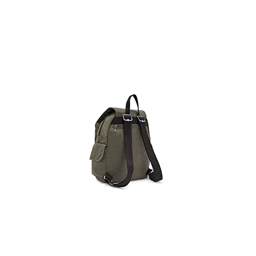 Kipling Women's City Pack Small Backpack - Green Moss, Lightweight & Water-Resistant