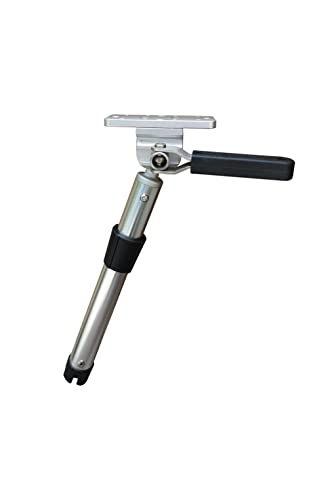 Brocraft Marine Aluminum Adjustable Grill Mount for Boat BBQ & Rod Holders