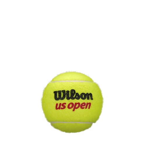 Wilson US Open Extra Duty Tennis Balls - 12 Cans (36 Balls) - Tournament Grade, Durable for Competitive Play