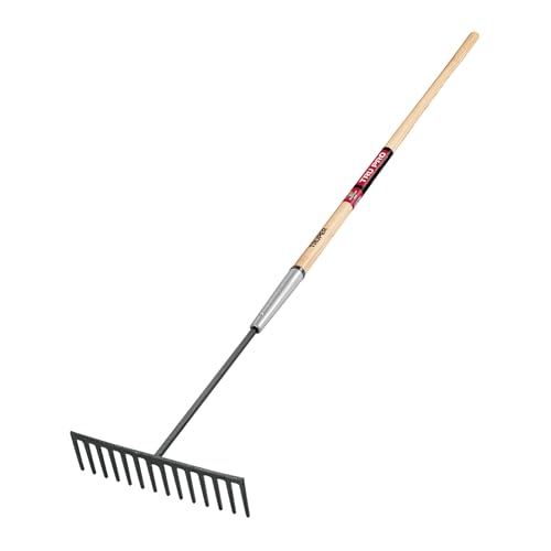 Truper TruPro Asphalt Rake 14 Tines 60-Inch Wood Handle Model R-14XSH/33105