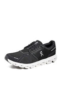 Men's Cloud 6 Sneakers - Black & White 10.5 Comfortable Athletic Shoes