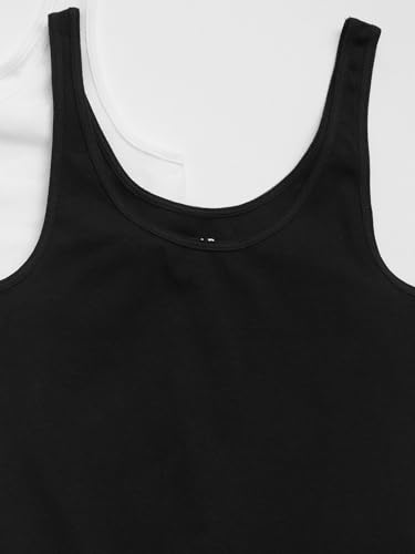 Gap Women's 2-Pack Favorite Tank Top Small True Black