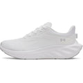 Under Armour Women's Charged+ Ascend Running Shoes - White/White/Halo Gray, Size 8