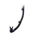 TUSA Hyperdry Elite II Dry Snorkel - Black/Black Low Profile Water-Stop Design