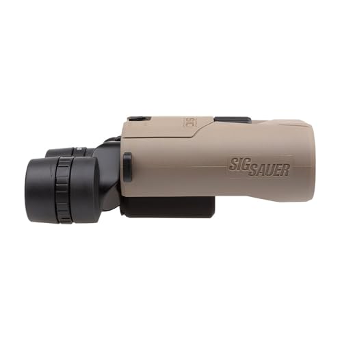 SIG SAUER Zulu6 FDE HDX 16x42mm Roof Prism Binocular with OIS Image Stabilization