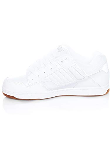 DVS Enduro 125 Skate Shoes Mens White Reflective Gum 11.5