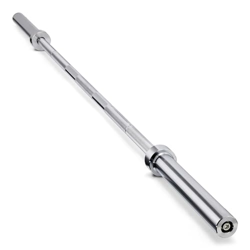Olympic Barbell Bar 7ft Chrome Finish 500LB Capacity - Variation Bar