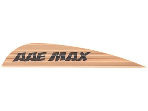 Arizona Archery AAE Max Stealth Vanes for Fletching Arrows - 50 Count, Sand Variation