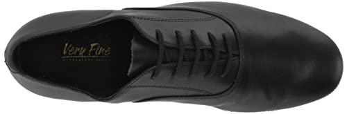 Very Fine Men's Wide Leather Ballroom Dance Shoes - Adrian Black / 11 Wide