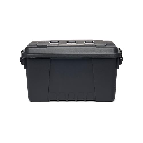 Heavy-Duty Lockable Storage Trunk - 56 Quart Outdoor & Indoor Container