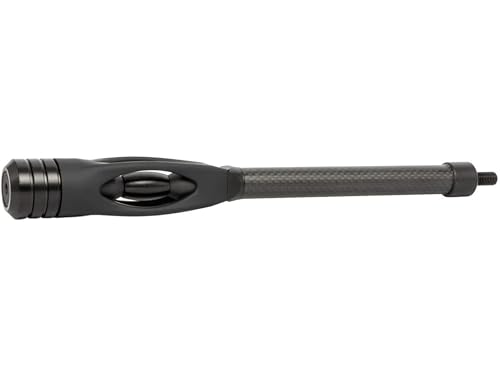 Trophy Ridge Bow Stabilizer for Archery, 10-Inch Black, Includes Weights & Quick Connect