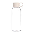 emoi 22oz Clear Water Bottle - Reusable Leakproof BPA-Free for School Travel Gym - White