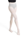 Ballet Pink Transition Tights with Back Seam for Dance - S/M