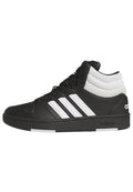 adidas Men’s Hoops Mid Classic Sneakers Shoes - Black, 11 Men / 12 Women, Black/White/Orbit Grey