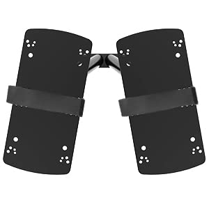 ATIVAFIT Adjustable Dumbbell Stand with Black Finish - Space-Saving Home Gym Rack
