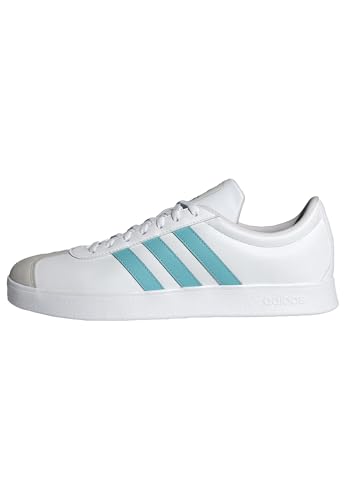 Adidas Mercedes AMG Petronas F1 Team Unisex Casual Court Shoes - White/Semi Mint/Rush/Grey, 14 Men / 15 Women