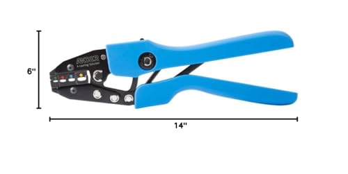 Double Crimp Ratcheting Tool for Vinyl & Nylon Insulated Terminals