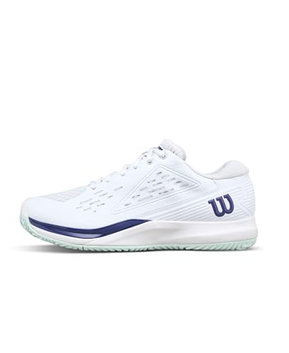 Wilson Rush Pro Ace Junior Tennis Shoes Big Kid White/Bay/Skipper Blue