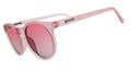 Mauve Translucent Frame Sunglasses with Rose Gradient Lenses for Trail Running
