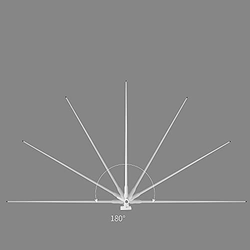 UAYESOK 48 Inch Fiberglass Marine VHF Antenna with 7m Coax Cable