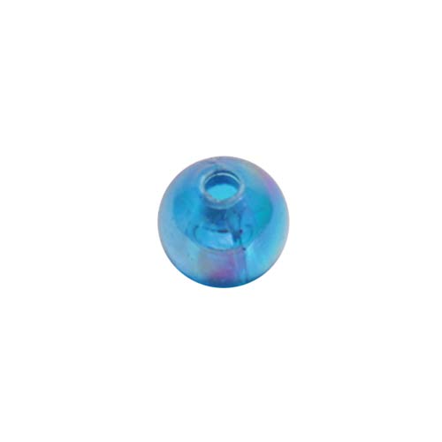 Blue Pearl Beads for Fishing Spinner Rigs - 5mm Pack of 100