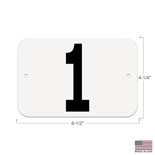 Equestrian Number Set 101-150 with String - Small Rectangular Rider ID Tags, Waterproof, 50 Pack
