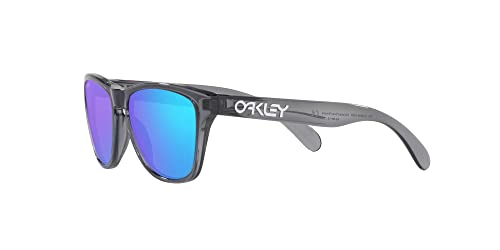 Junior Frogskins Square Sunglasses for Men and Women - Grey Smoke / Prizm Sapphire, 48mm