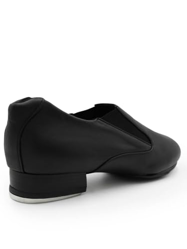 Capezio Women's CG18 Riff Slip-On Tap Shoe - Black, Size 10