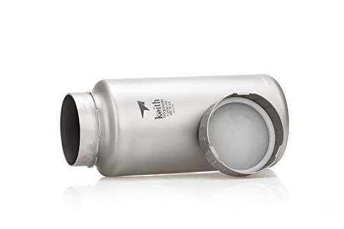 Titanium Water Bottle 40oz Leakproof Cap Camping Hydration Bottle