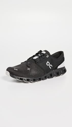 Men's Cloud X 3 Sneakers Black Size 11 Medium US Lightweight Training Shoes