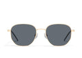 Big Time Round Sunglasses - UV-Protected Men & Women, Polarized, 54mm, Gold/Smoke