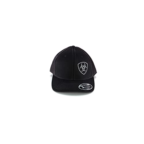 Men's Mesh Cap - Adjustable Flexfit 110 Baseball Hat, One Size, Black