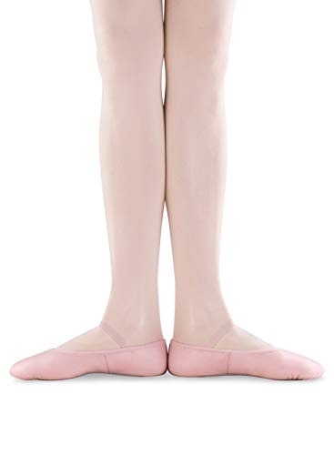 Kids Pink Leather Bunnyhop Ballet Slippers - Little Kid 13.5