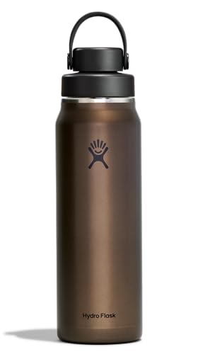 Hydro Flask 32 Oz Lightweight Insulated Water Bottle with Wide Flex Chug Cap - Obsidian