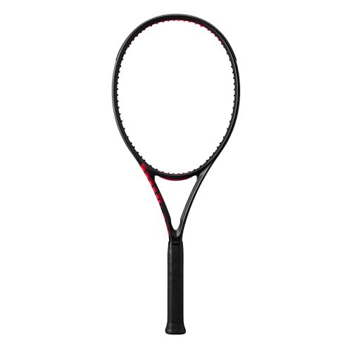 Wilson Clash 100L V3 Tennis Racket - Strung Adult Performance, Grip Size 1 1/8"