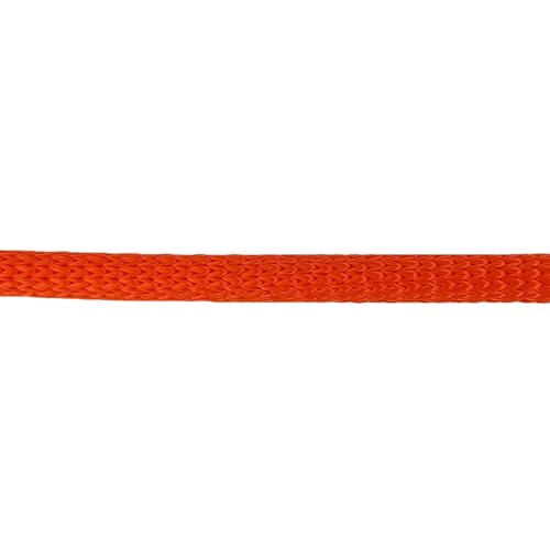 3/8 Inch Neon Orange Polyester Rope - High Visibility Utility Rope, 250 ft Spool