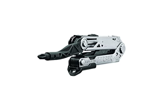 Gerber Center-Drive Multitool with 16-Piece Bit Set & Sheath – Pliers, Knife, Wire Cutters, Bottle Opener