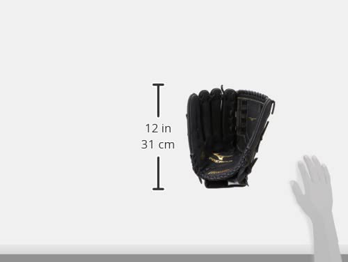 14-Inch Slowpitch Softball Glove Unisex Adult Premier Series Black/Gold Tartan Web