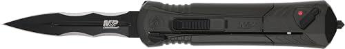 Smith & Wesson Tactical Serrated Knife with Glass Breaker, 3.5 Inch Blade