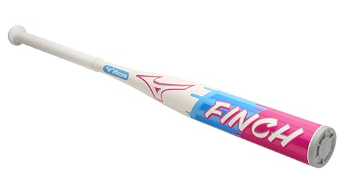 Mizuno Finch Tee Ball Bat - Blue-White 26 Inch Jennie Finch Collection